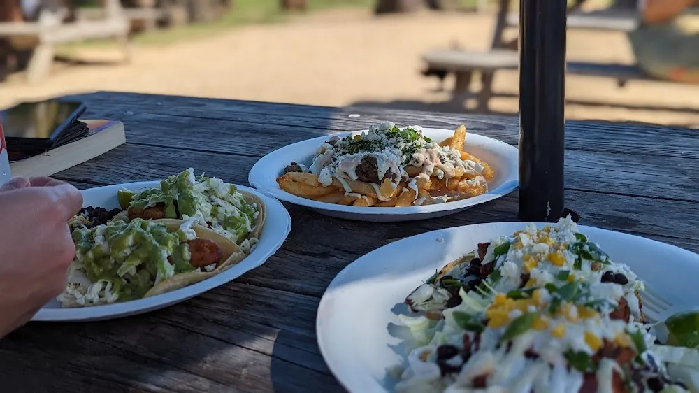L R Zicatela Style Fish Tacos Carne Asada Tony's Tostadas